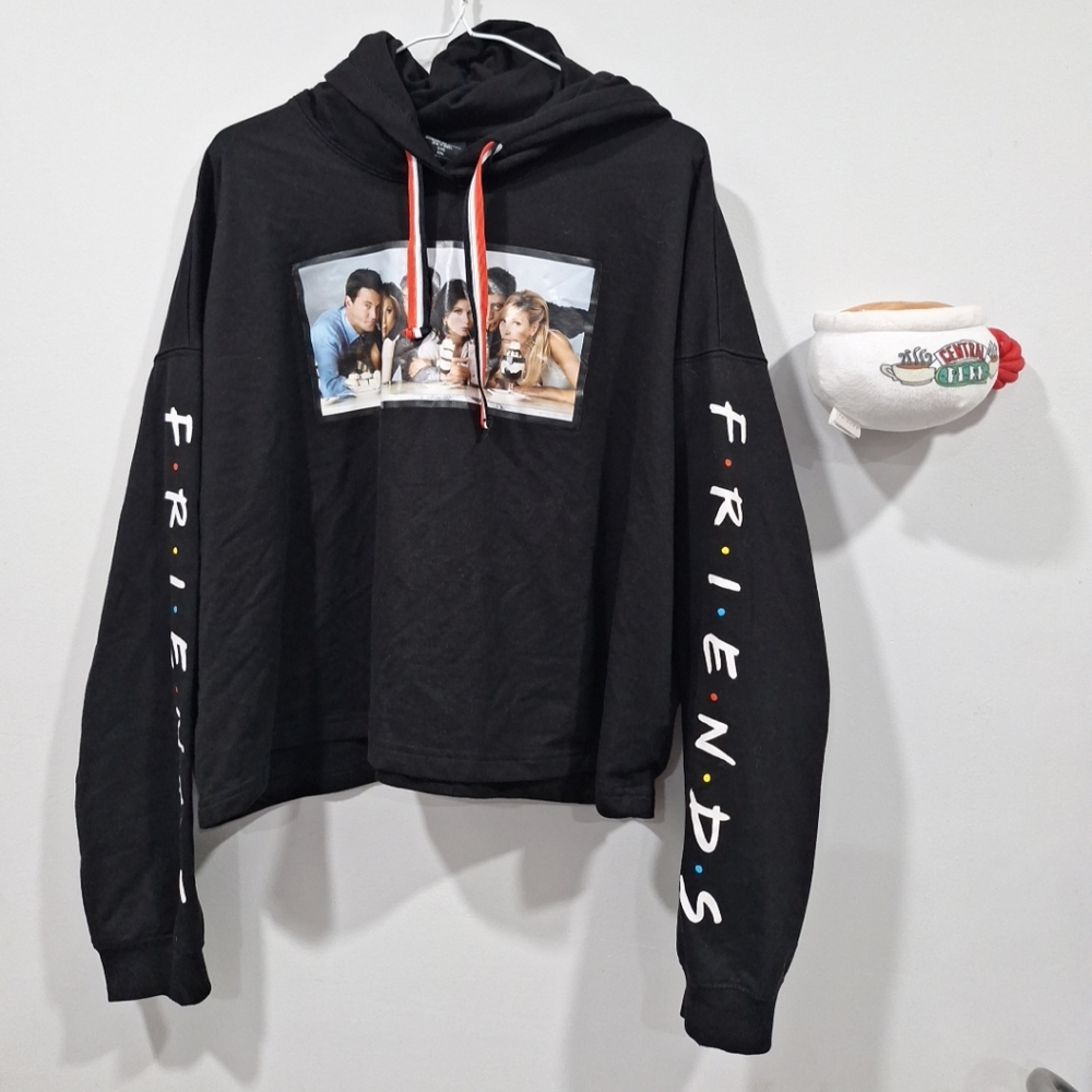 Friends TV Show- Hoodie Shirt with Graphic Print and Coffee Mug Plush